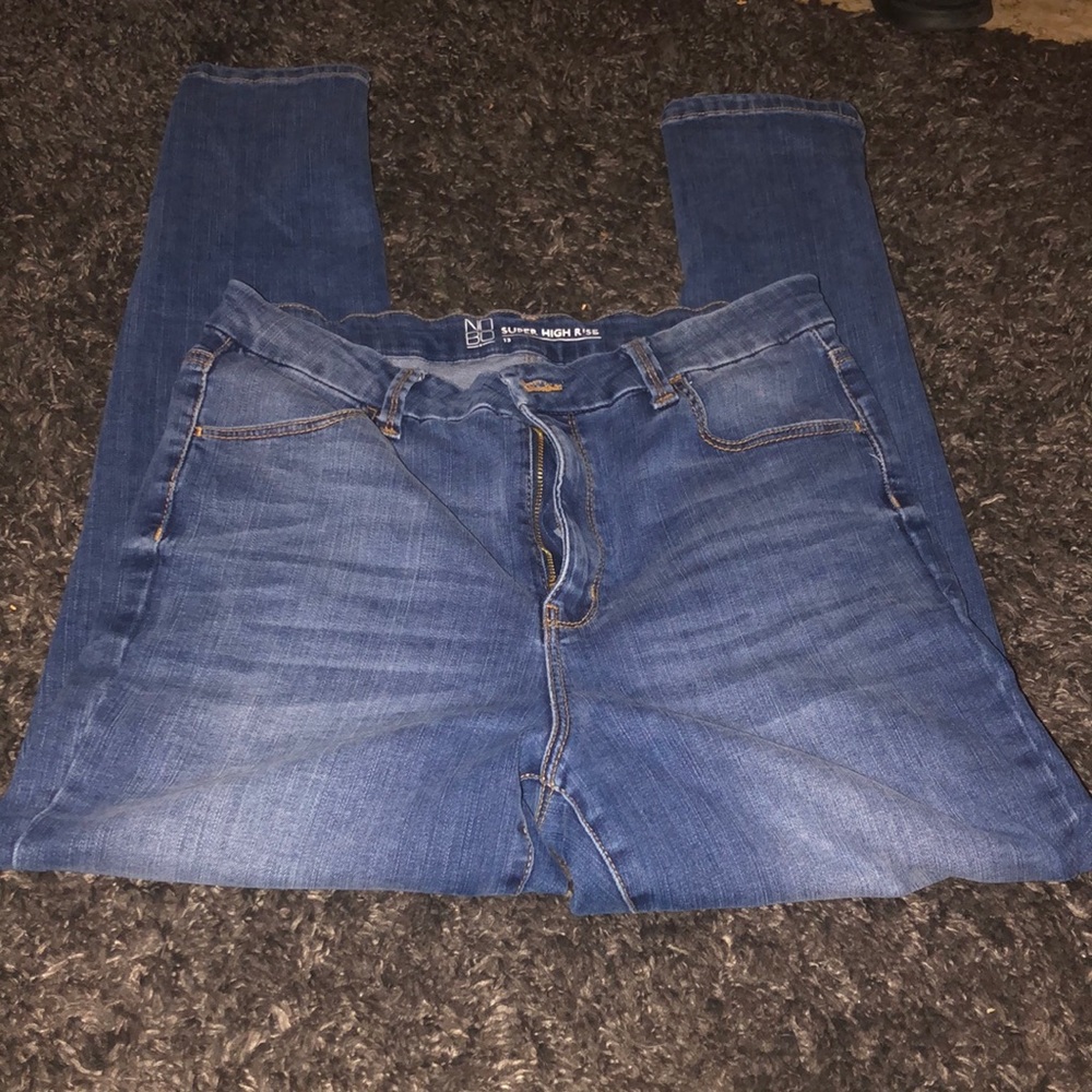 High rise jeans